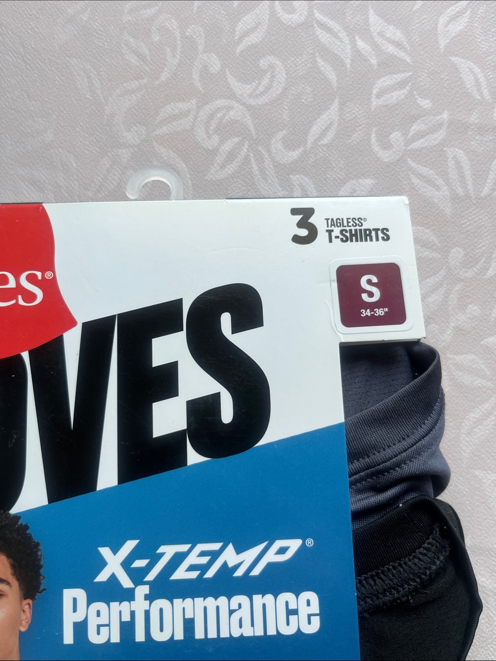 2/$25 NWT Hanes Men's Performance Crew Neck T-Shirts Black & Gray 3 Pack Size S - Picture 3 of 11